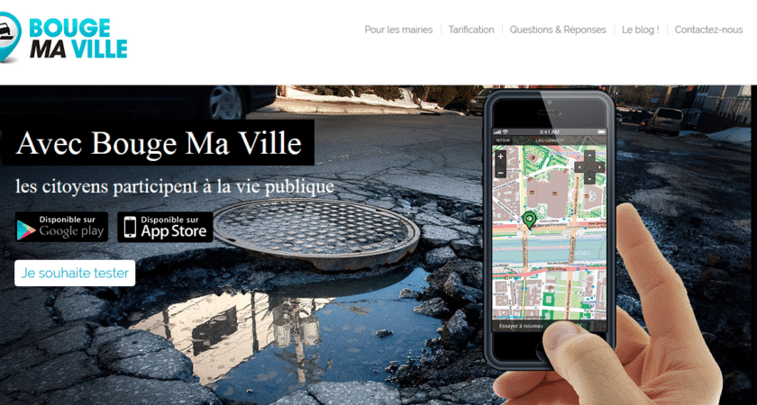 Bouge Ma Ville: l’application mobile pour mairie