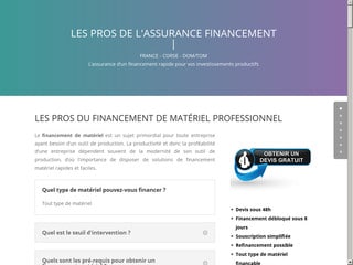 Devis gratuit pour vos projets de financement de matériel