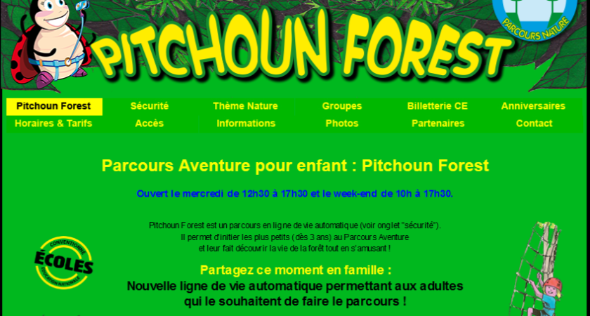 Pitchoun Forest : l’accrobranche pour les enfants
