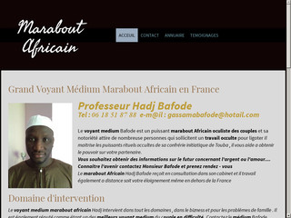 Mr Hadj Bafode est un grand voyant medium et africain