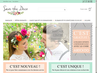 Vente en ligne d’accessoires pour décoration de mariage