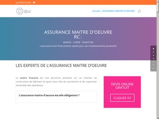 Garantie et assurance du maitre d’oeuvre