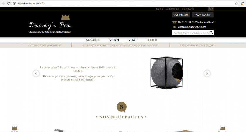 Dandy’s Pet, animalerie en ligne