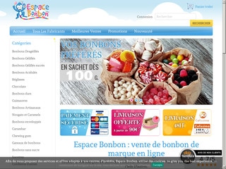 Espace Bonbon : vente en ligne de bonbons