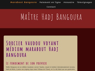 Hadj Bangoura: marabout en Corse