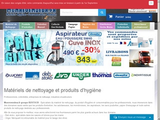 Vente en ligne de produits d’entretien