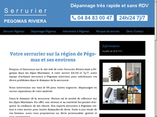 Votre serrurier Riviera sur Pégomas