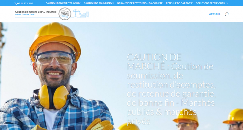 Caution de marché BTP et industrie