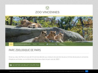 Visite du parc zoologique de Paris