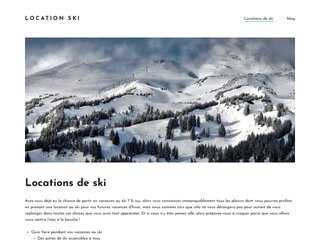 Le guide pour la location de ski