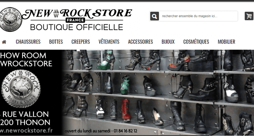 Vêtements et accessoires de Rock