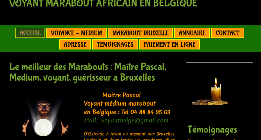Maître Pascal : marabout africain en Belgique