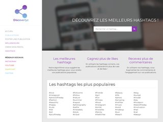 Discoverlyz, les meilleurs hashtags pour Instagram