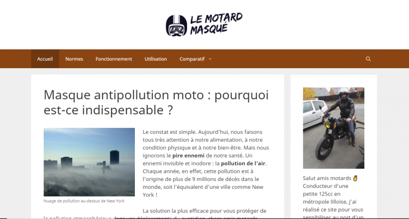 Tout ce qu’il convient de connaître sur le masque antipollution