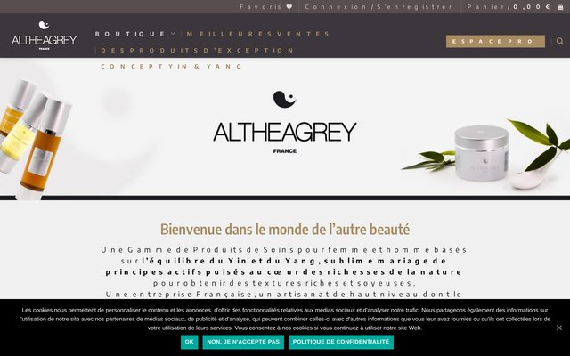 Altheagrey, votre gamme de soins de beauté